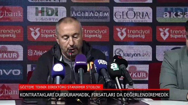 Stanimir Stoilov: Kontratakları durduramadık