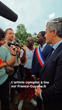 [GUYANE] Gérald Darmanin face aux journalistes à Saint-Laurent-du-Maroni