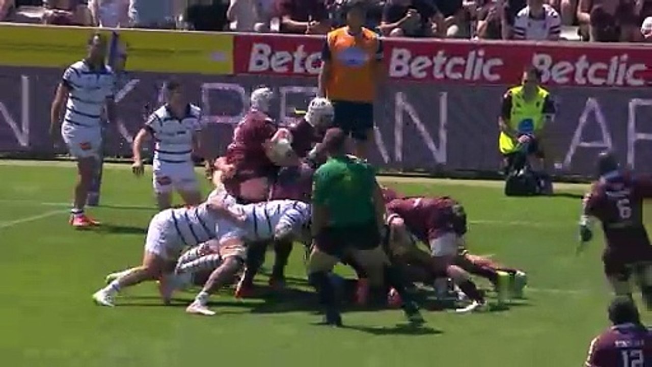 TOP 14 - Essai de Conor SA (UBB) - Union Bordeaux-Bègles - Castres Olympique