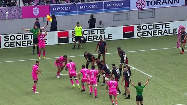 TOP 14 - Essai de Sekou MACALOU (LOU) - Stade Français Paris - LOU Rugby