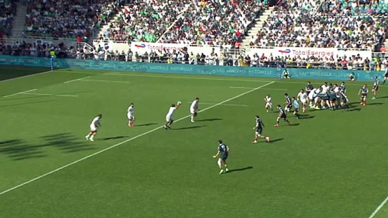 TOP 14 - Essai de Gabin VILLIÈRE (RCT) - Section Paloise - RC Toulon