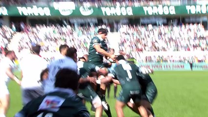 TOP 14 - Essai de Tumua MANU (SP) - Section Paloise - RC Toulon