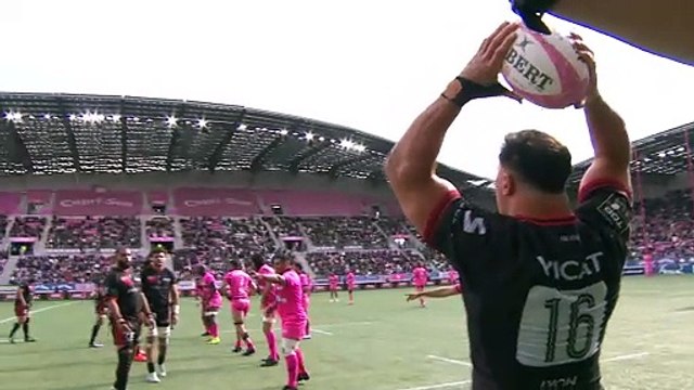 TOP 14 - Essai de Baptiste COUILLOUD (LOU) - Stade Français Paris - LOU Rugby