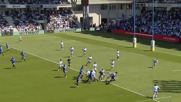 TOP 14 - Essai de Salesi RAYASI (RCV) - Aviron Bayonnais - RC Vannes