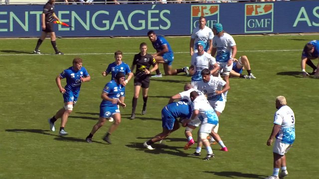 TOP 14 - Essai de Francis SAILI (RCV) - Aviron Bayonnais - RC Vannes