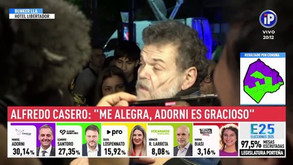 Alfredo Casero: "me alegra, Adorni es gracioso"