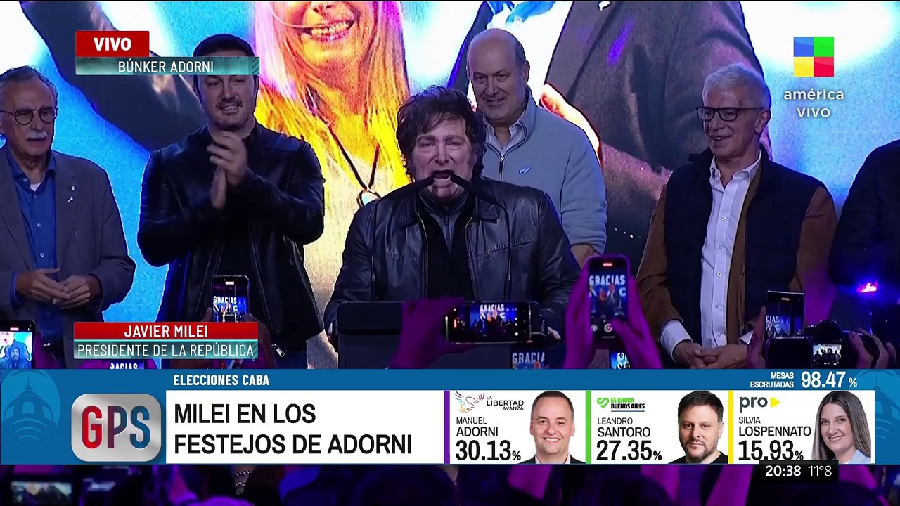 🗳️ JAVIER MILEI: "EL BASTIÓN AMARILLO AHORA ES VIOLETA"