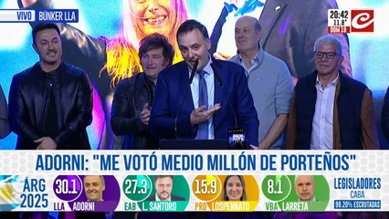 Manuel Adorni: "Esto es un milagro"