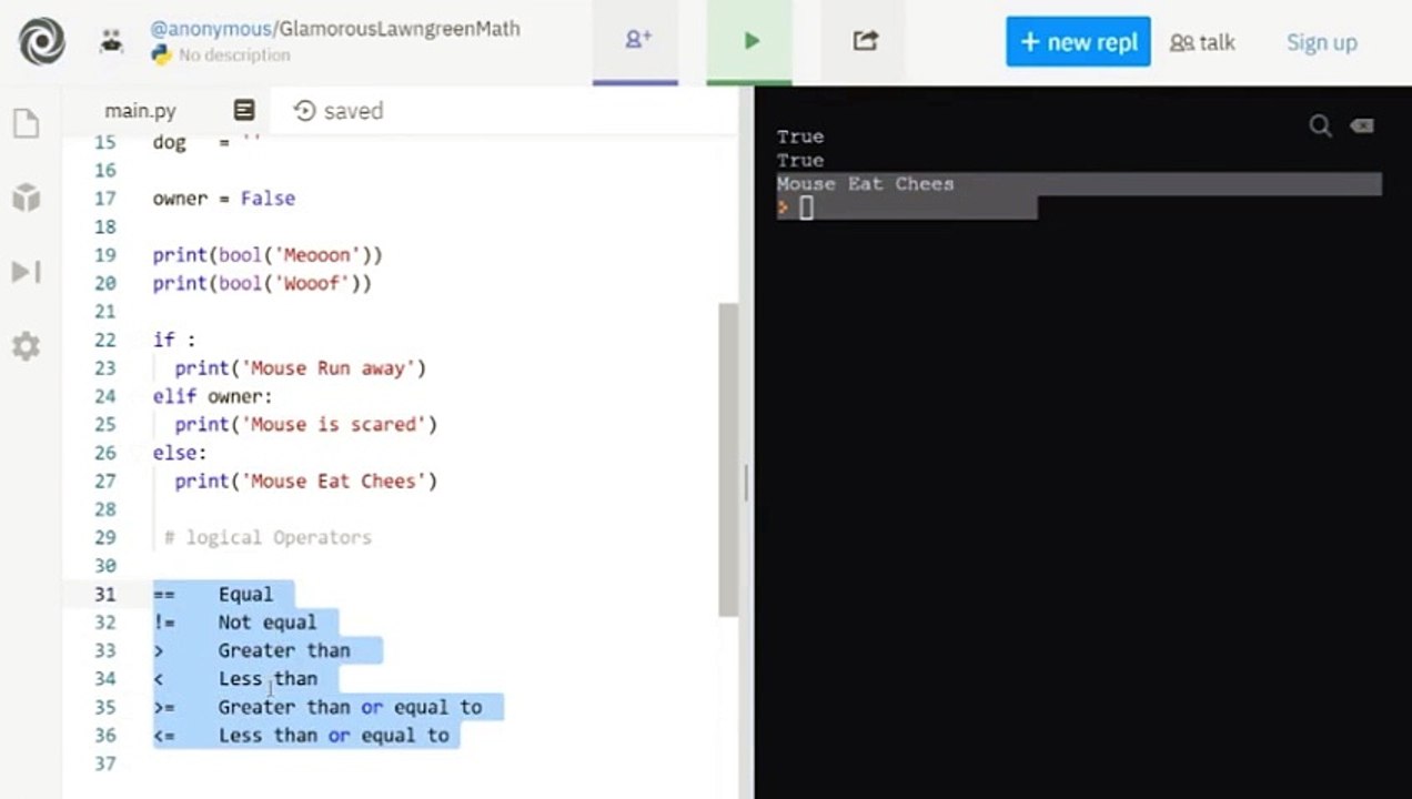 Lecture 51: Logical Operators in Python - video Dailymotion