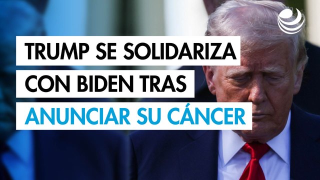 Donald Trump se solidariza con Joe Biden tras diagnóstico de cáncer agresivo de próstata