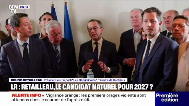 Présidence de LR: Bruno Retailleau, le candidat naturel de la droite pour 2027?