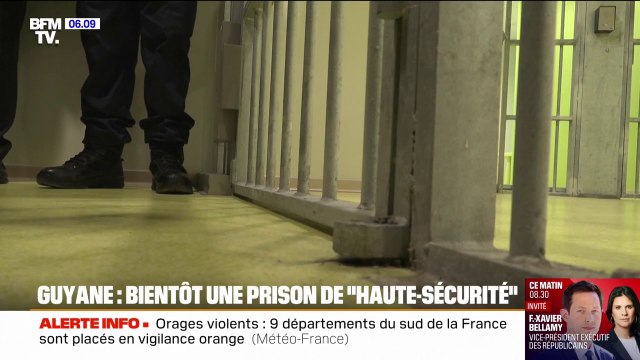 Gérald Darmanin annonce la construction d'une prison de haute sécurité en Guyane, avec 60 places réservées aux narcotrafiquants