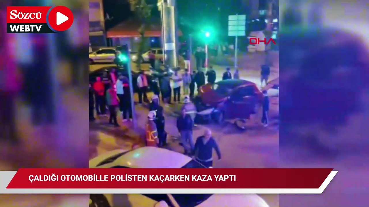 Çaldığı otomobille polisten kaçarken kaza yaptı, bu kez çarptığı minibüsü çaldı: 6 yaralı