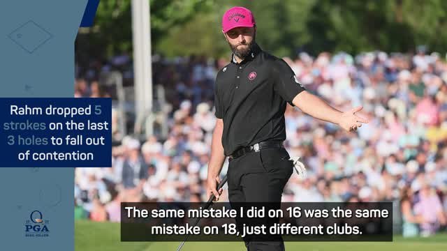 Late collapse a 'tough pill to swallow' for Rahm