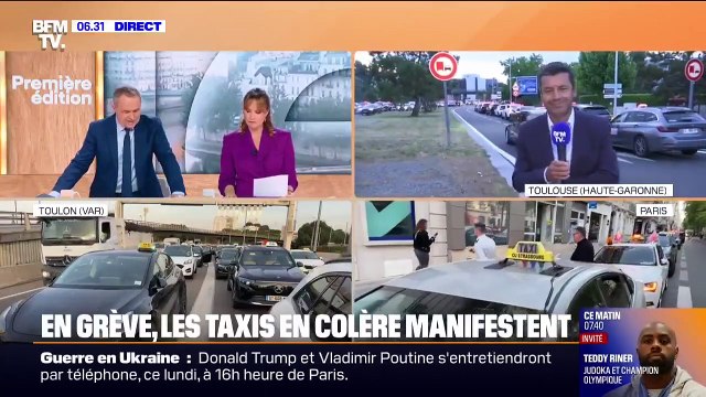 Manifestations de Taxis : Principales cibles Paris, Marseille, Toulouse, Pau (ville de Bayrou) contre la nouvelle tarification de la sécu pour les transports de malade