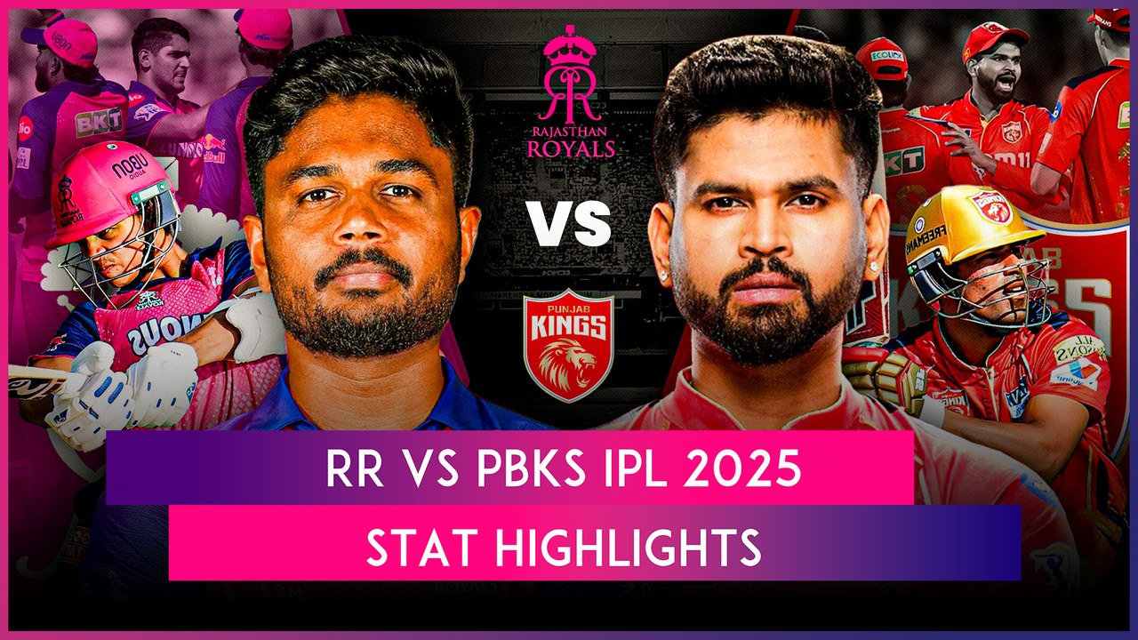 RR vs PBKS IPL 2025 Stat Highlights: Harpreet Brar's Three-Wicket Haul Helps Punjab Kings Win