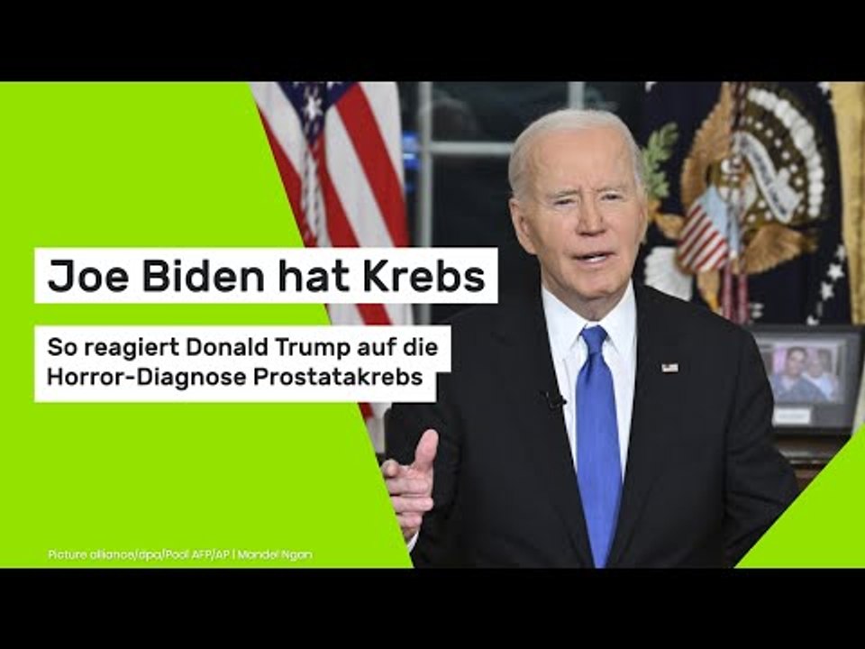 Joe Biden hat Krebs: So reagiert Donald Trump auf die Horror-Diagnose Prostatakrebs