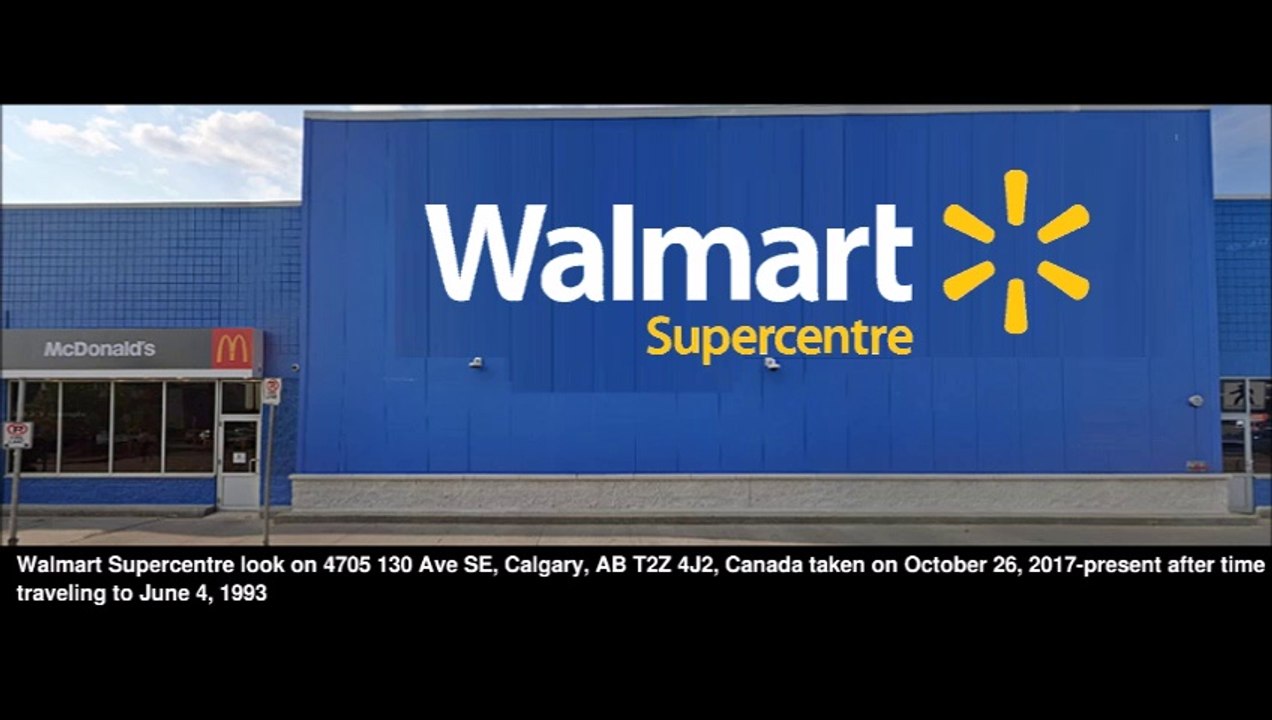 how Walmart Supercentre will look like on 4705 130 Ave SE, Calgary, AB T2Z 4J2, Canada when time travel gets invented