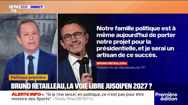 ÉDITO - Présidentielle 2027: Si Bruno Retailleau a décidé de devenir président des Républicains, ce n'est pas pour ensuite laisser la place à un de ses rivaux