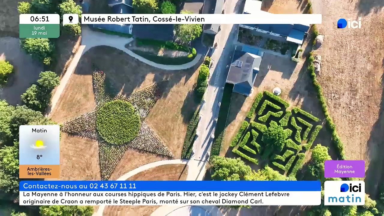 19/05/2025 - ici matin par ici Mayenne en vidéo