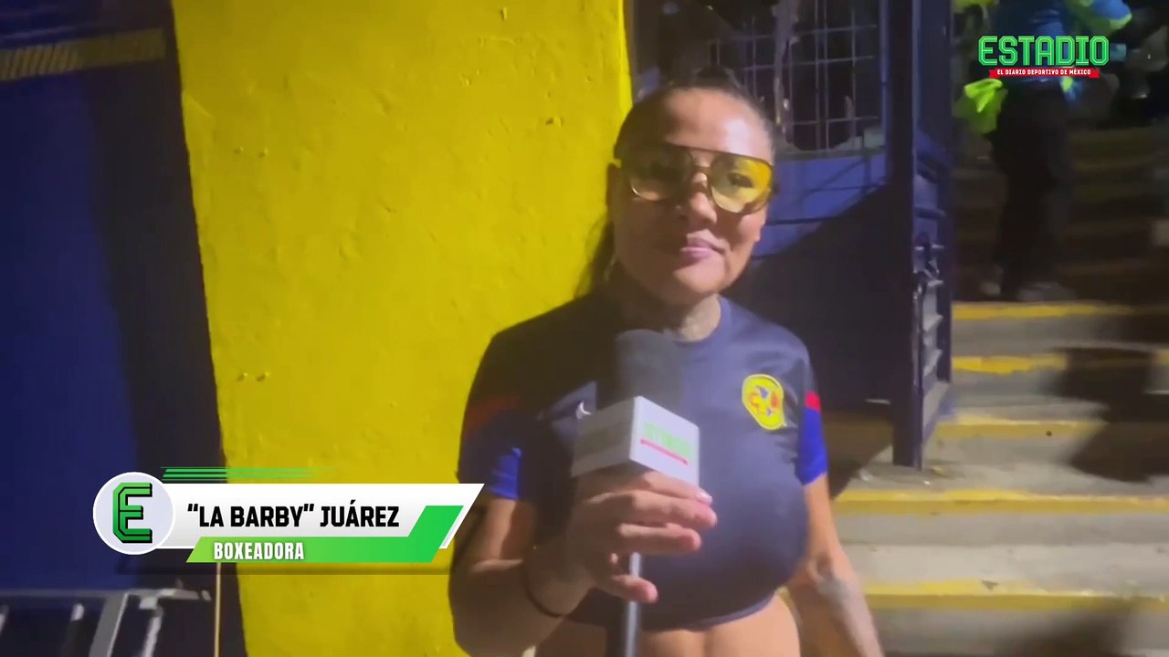 ¡La Barby Juárez celebra al América! ‘Ganaron con corazón y garra’