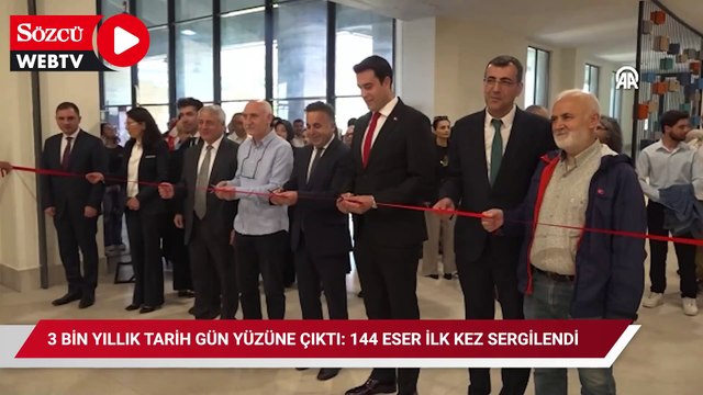 3 bin yıllık tarih gün yüzüne çıktı: 144 eser ilk kez sergilendi