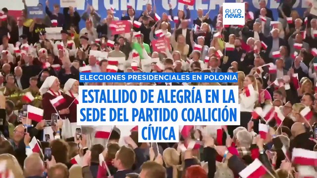 Elecciones presidenciales en Polonia: Trzaskowski y Nawrocki pasan a la segunda vuelta