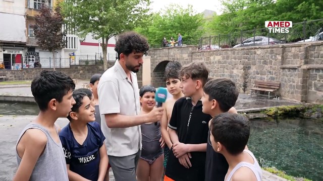 Diyarbakır’lı çocukların serinleme noktası: Anzele Parkı