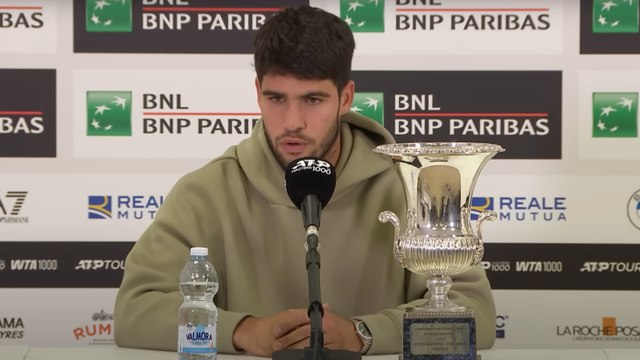 Tennis - Rome 2025 - Carlos Alcaraz, his 19th title before Roland-Garros : I found the right path again