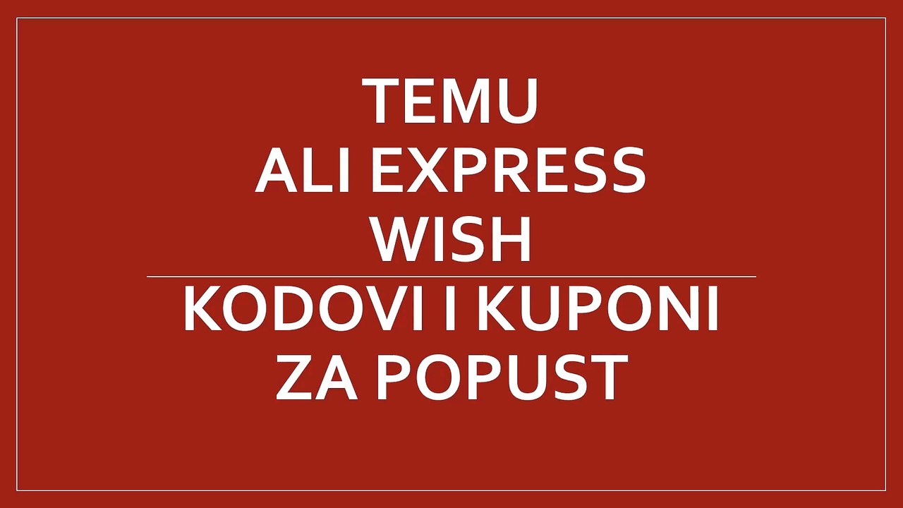 UZMI 10.000 DINARA #TEMU #KUPON (NIKADA NE ISTIČE)