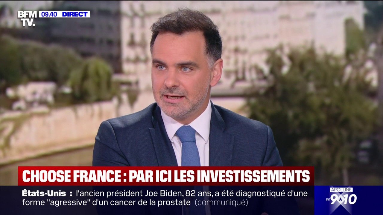Sommet Choose France: le ministre du Commerce extérieur confirme plusieurs investissements à hauteur de "37 milliards d'euros" dans des projets en France