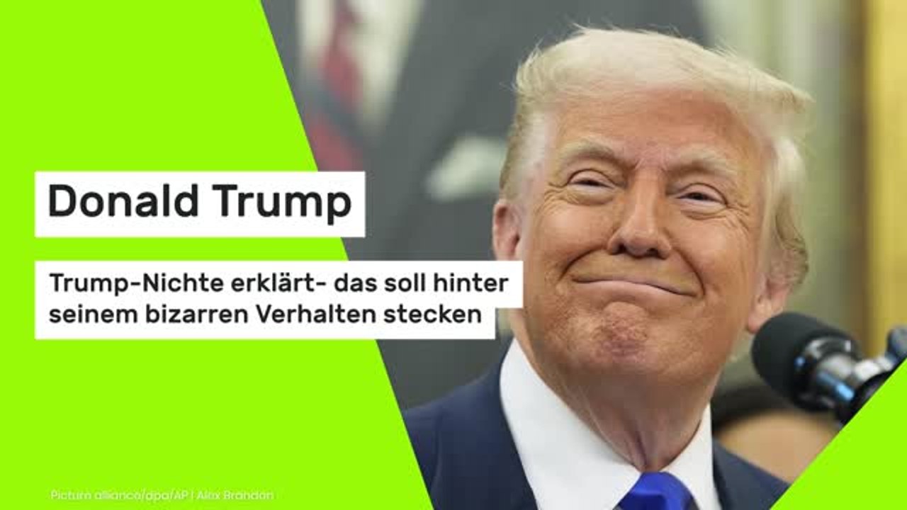 Donald Trump: Trump-Nichte erklärt - das soll hinter seinem bizarren Verhalten stecken