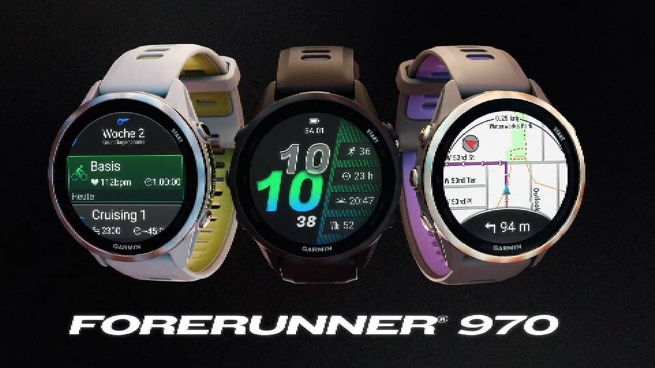 Garmin Forerunner 970: Neue Premium-Samrtwatch vorgestellt