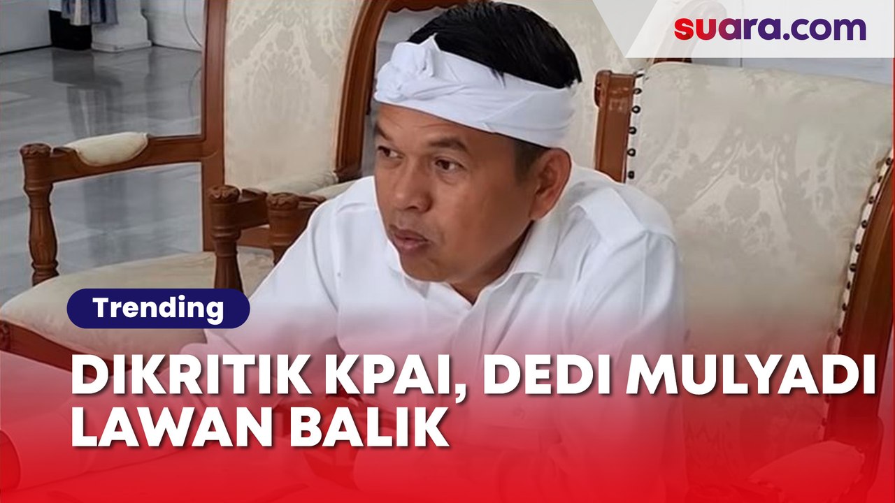 Dikritik KPAI, Dedi Mulyadi Lawan Balik: Harusnya Ikut Ambil Langkah Penanganan Masalah