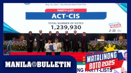 Comelec proclaims ACT-CIS party-list