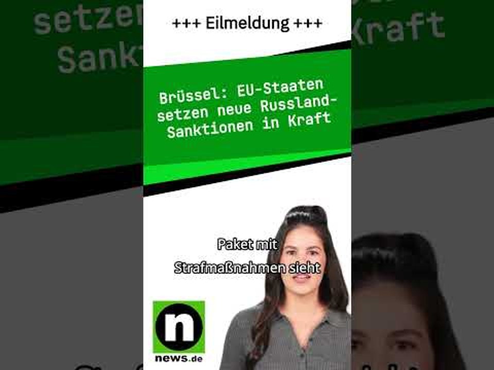 EU-Staaten setzen neue Russland-Sanktionen in Kraft