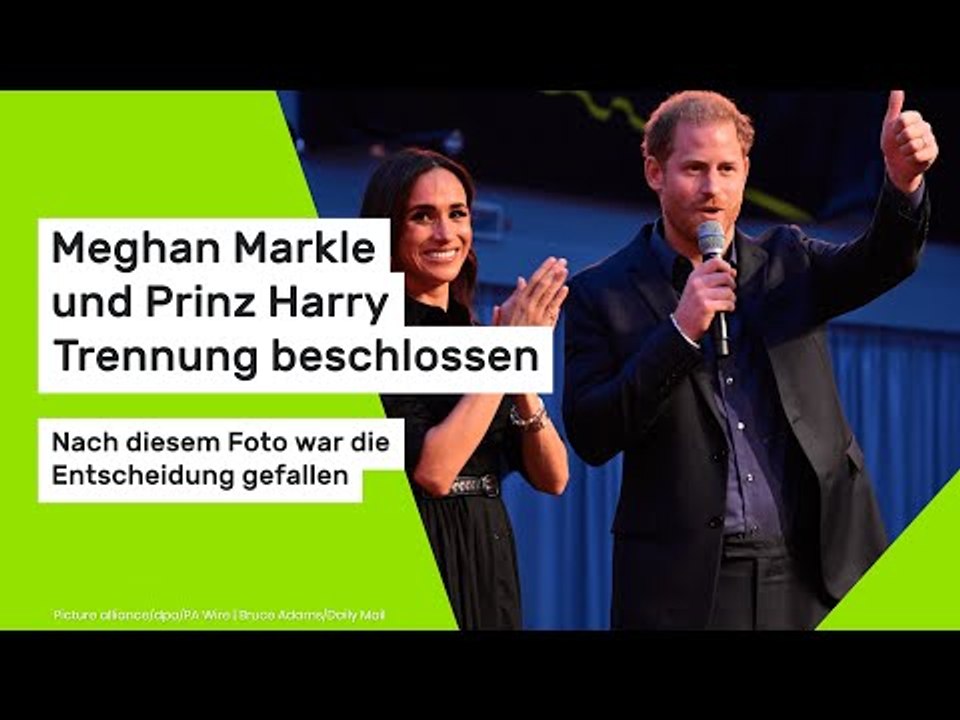 Meghan Markle und Prinz Harry: Trennung beschlossen - nach diesem Foto war die Entscheidung gefallen