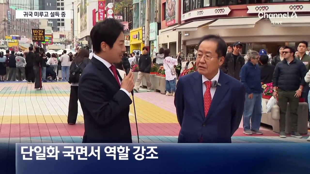 국민의힘 특사단, 귀국 미루고 홍준표 최종 설득