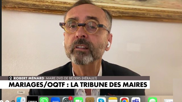 Robert Ménard, maire de Béziers, revient sur son refus de marier un individu sous OQTF