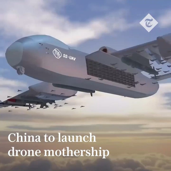 NOUVEAU - La Chine se prépare à lancer un nouveau vaisseau-mère porteuse de drones capable de publier 100 véhicules aériens sans pilote Kamikaze en même temps - Telegraph