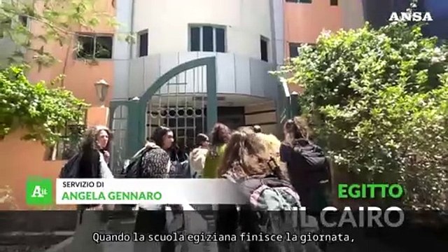 Cairo, nel centro che offre istruzione e ritorno alla normalita' ai bambini fuggiti da Gaza