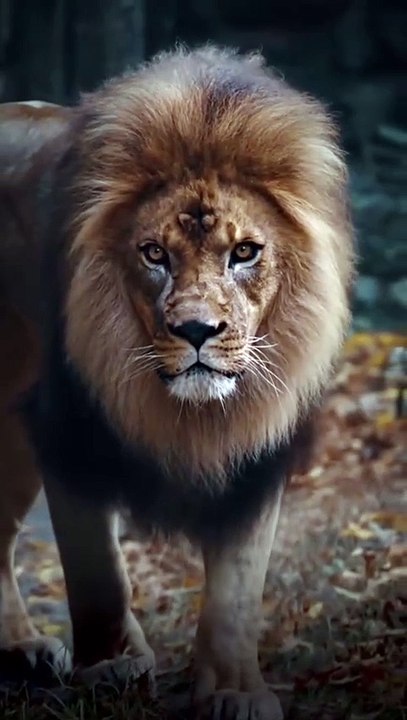 🦁 A lion’s mane is more than just decoration! 🦁 A lion’s mane is more than just decoration! 🌟 It plays a vital role in communication and protection. As a male lion ages, its mane becomes darker and thicker, signaling strength and dominance. A fuller ma