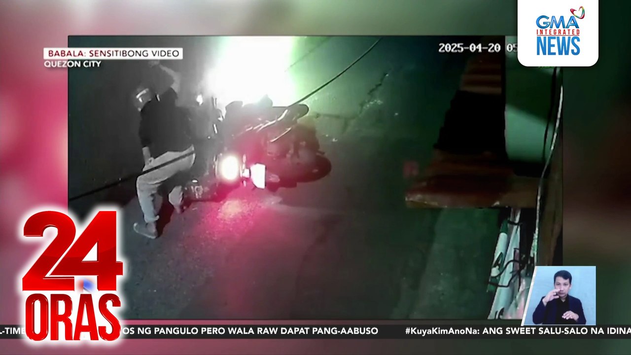 Umano’y nanaksak ng rider noong nakaraang buwan, hawak na ng pulisya | 24 Oras