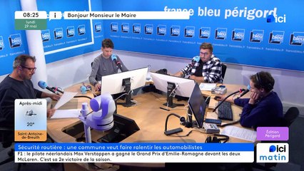 Comment faire ralentir les voitures qui traversent al commune de Campsegret ?