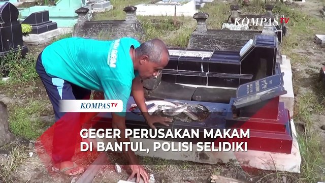 Heboh Perusakan Makam di Bantul, Polisi: Ada 10 Nisan yang Rusak dari Agama Tertentu