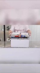 Large Capacity Multi-Layer Classification Durable Portable Storage Box,