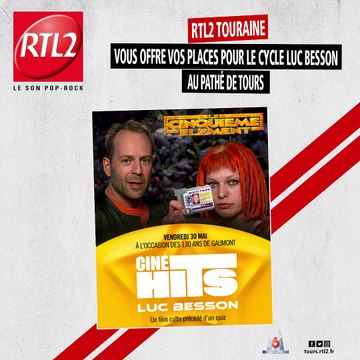 RTL2 Touraine vous offre vos places pour le cycle Luc Besson au Pathé de Tours