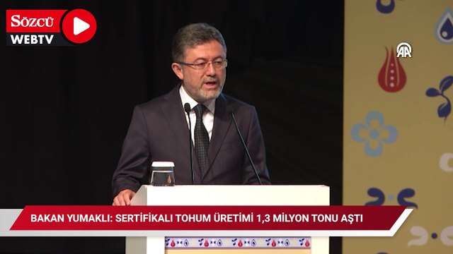 Bakan Yumaklı: Sertifikalı tohum üretimi 1,3 milyon tonu aştı