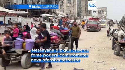 Israel diz que autorizará entrada de ajuda "básica" em Gaza mas alarga ofensiva terrestre