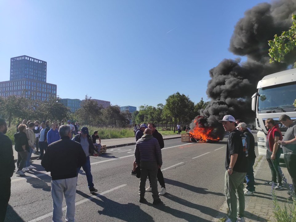 Manifestation des forains à Strasbourg